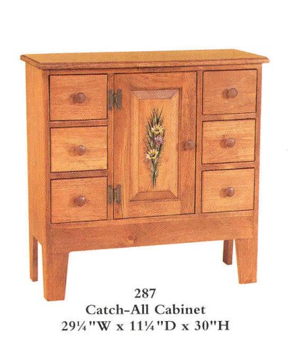 Amish Cabinet - Stained and Painted