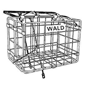 Wald 582 Rear Folding Bicycle Basket (12.75 x 7.25 x 8.5)