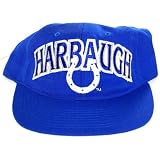 Vintage Harbaugh #4 Indianapolis Colts Adjustable Snap Back Hat Cap Hat - Royal Blue