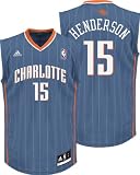 Gerald Henderson Jersey: adidas Creole Blue Replica #15 Charlotte Bobcats Jersey