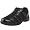 Black Leather/Mesh