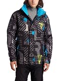 Quik SNOW Mens Last Mission Print Jacket