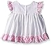 Bonnie Jean Girls Summer Giraffe Ruffle Seersucker Dress Capri Outfit