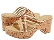 CASADEI Cork Wedge Sandal 5081 in Metallic