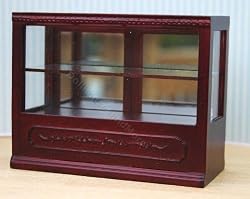 Miniature Small Mahogany Shop Counter