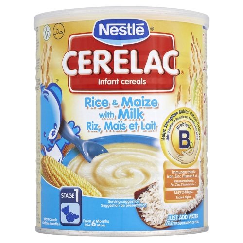 Nestle Cerelac Rice+maize With Milk, 14-Ounce Cans (Pack of 4)
