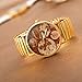 Promithi Women Mens Hours Clock Point Wrist Watch With Continental Map