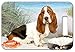 Set of 2 Basset Hound Luggage Tags