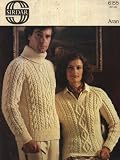 Sirdar 6155 Knitting Pattern : His/hers aran sweaters (32-42in) (Sirdar Aran)