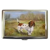 Limited Edition Violano Cigarette Money Case Country Dachshund