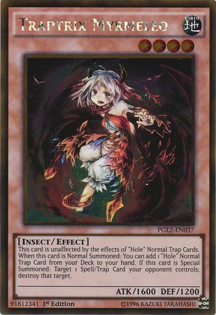 Yu-Gi-Oh! - Traptrix Myrmeleo (PGL2-EN037) - Premium Gold: Return of the Bling - 1st Edition - Gold Rare