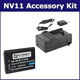 Samsung NV11 Digital Camera Accessory Kit includes: SDM-823 Charger, SDSLB1137D Battery
