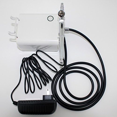ABESTAIR New Dual action Gravity feed airbrush Real Auto start Auto stop function Led touch screen on/off switch compressor Complete kit Beginner Start kit for Tool Tattoo Nail Art Spraying