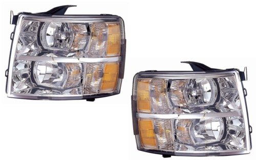 PAIR SET RH RIGHT HAND & LH LEFT HAND HEADLIGHTS NEW BODY STYLE 1500/2500/3500 On Sale