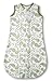 SwaddleDesigns Cotton Sleeping Sack with 2-Way Zipper, Made in USA, Premium Cotton Flannel, Kiwi Paisley, 6-12MO
