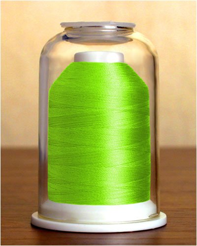 Hemingworth 1000m PolySelect Embroidery Thread - Neon Green 1272