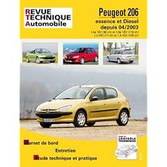Rta 694.2 Peugeot 206 Essence et Diesel depuis 04/2003