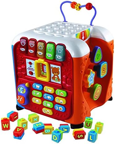 VTech Toy Early Education Toy Alphabet Activity Cube 100+ Songs Music Toys