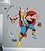 RoomMates RMK2357GM Thor Classic Peel and Stick Giant Wall Decals
