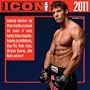 ICON MEN 2011 Wall Calendar (Village Lighthouse Inc)