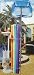 57" White Summer Pool Toys and Accessories Outdoor Storage Holder with Tray