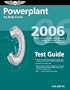 Powerplant Test Guide 2006: The Fast-Track to Study for and Pass the FAA Aviation Maintenance Technician Powerplant Knowledge Test (Fast Track series)