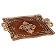 Traditional Serving Tray with Rope Style Handles