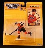 ERIC LINDROS / PHILADELPHIA FLYERS 1997 NHL Starting Lineup Action Figure & Exclusive NHL FLEER '96/'97 Collector Trading Card