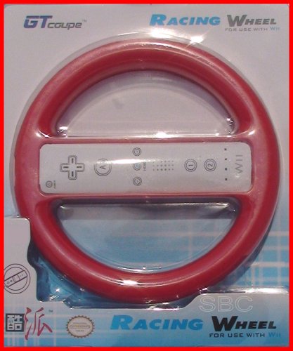 【新製品】Wii リモコン専用レーシングハンドル レッド