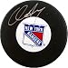 Chris Drury Rangers Autograph Puck Image