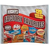 Hershey's Variety Factory Favorites, Snack Size, 120-Count