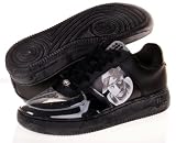 MAKAVELI BRANDED TUPAC 2PAC Redemption Mens Shoes Leather Black/Clear