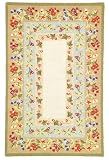 Pinzon 36 X 56 Hand hooked Acorn Border Cool Wool Rug Pinzon 36 X 56 Hand hooked Acorn Border Cool Wool Rug