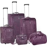 Travel Concepts Amazon Croco 5 Piece Luggage Set
