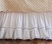 Taylor Linens 2208PRAI-T Prairie Crochet Bed Skirt