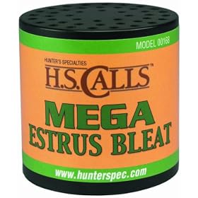 Click here to buy Hunter's Specialties Mega Estrus Bleat Deer Calls.