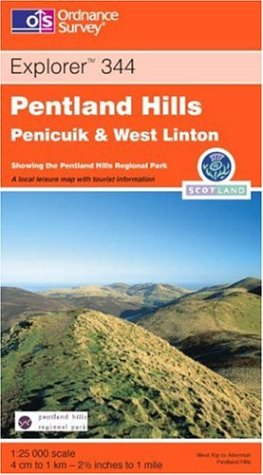 City Travel Guides Discounted  Livres : Carte de randonnée : Pentland Hills