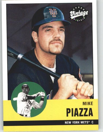 2001 Upper Deck Vintage #276 Mike Piazza - New York Mets (Baseball Cards)