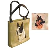 German Shepherd Woven Tote Bag