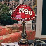 Mississippi State Bulldogs Glass Light Table Lamp