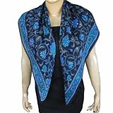Hair Scarfs for Women in Crepe Square Size: 36 inches x 36 inches