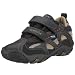 Geox J Creep WPF, Unisex - Kinder Sneaker, schwarz, (black/grey C0017)