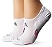 adidas Women's Climacool X III Super No Show Socks (2 Pack), One Size, White/Mono Pink/Light Onix
