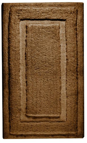 Ridder 7583080-350 Exklusiver Teppich ca. 60 x 90 cm, Juwel braun, 100% Polyester Microfaser