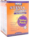 Review NOW Foods  / NOW Foods Stevia Extract Packets Twinpack, 100 Count Boxes (Pack of 2)
