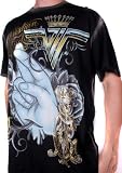 CHRISTIAN AUDIGIER Ed Hardy Mens T-Shirt Spray Black