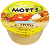 Mott s Natural Sauce Apple, 3.9-Ounce Cups (Pack of 72)