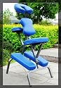 New Blue 3" Foam Portable Massage Chair Tattoo Chair Spa Chair