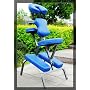 New Blue 3" Foam Portable Massage Chair Tattoo Chair Spa Chair