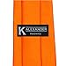 K. Alexander Mens Necktie SOLID HOT ORANGE Satin Neck TIE